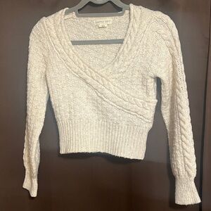 Cable Knit Cream Sweater